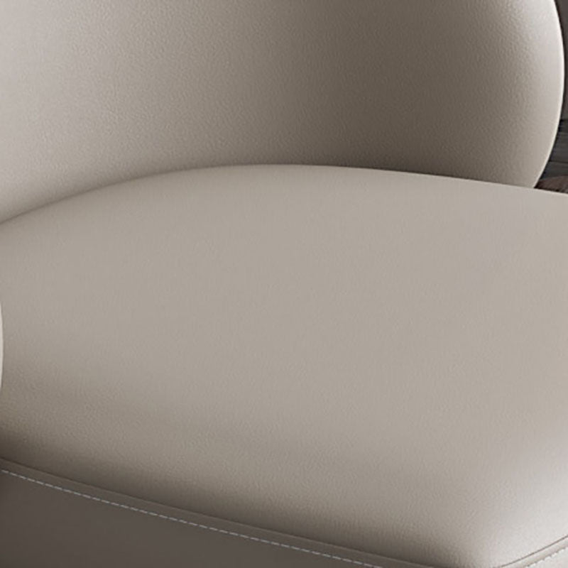 Contemporary Style Dining Chair Armless Chair with Metal Legs Clearhalo 'Dining Chairs' 'Dining Tables & Seating' 'dining_chair' 'furn' 'furn_dining_chair' 'Furniture' 'furniture_dining_chair' 'Kitchen & Dining Furniture' 4731847