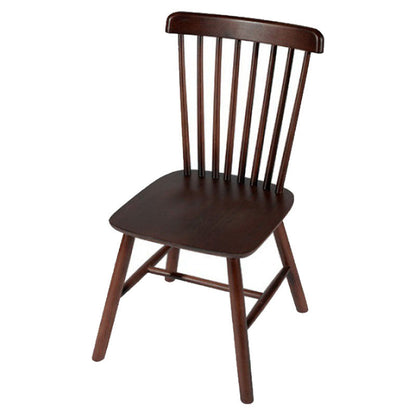 Wood Industrial Kitchen Dining Room Chair Slat Back Side Chair Dark Coffee 1 Piece Clearhalo 'Dining Chairs' 'Dining Tables & Seating' 'dining_chair' 'furn' 'furn_dining_chair' 'Furniture' 'furniture_dining_chair' 'Kitchen & Dining Furniture' 4731890