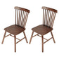 Wood Industrial Kitchen Dining Room Chair Slat Back Side Chair Walnut 2 Piece Set Clearhalo 'Dining Chairs' 'Dining Tables & Seating' 'dining_chair' 'furn' 'furn_dining_chair' 'Furniture' 'furniture_dining_chair' 'Kitchen & Dining Furniture' 4731903