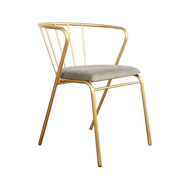 Scandinavian Windsor Back Armless Chairs Upholstered Side Chair Clearhalo 'Dining Chairs' 'Dining Tables & Seating' 'dining_chair' 'furn' 'furn_dining_chair' 'Furniture' 'furniture_dining_chair' 'Kitchen & Dining Furniture' 4731973