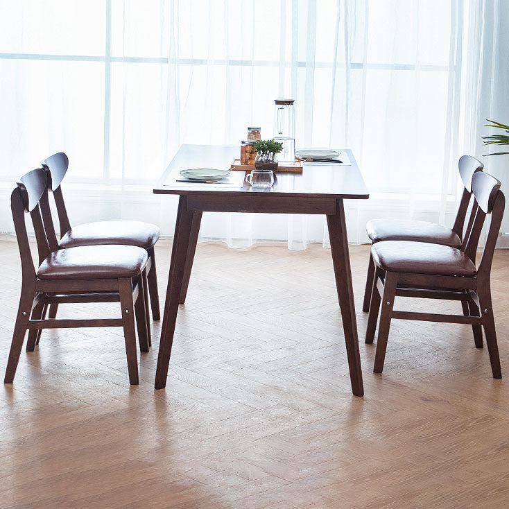 Industrial Wood Kitchen Dining Room Chair Open Back Side Chair Clearhalo 'Dining Chairs' 'Dining Tables & Seating' 'dining_chair' 'furn' 'furn_dining_chair' 'Furniture' 'furniture_dining_chair' 'Kitchen & Dining Furniture' 4732004