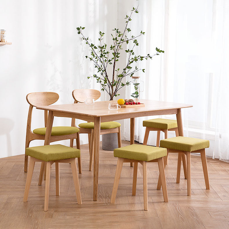 Industrial Wood Kitchen Dining Room Chair Open Back Side Chair Clearhalo 'Dining Chairs' 'Dining Tables & Seating' 'dining_chair' 'furn' 'furn_dining_chair' 'Furniture' 'furniture_dining_chair' 'Kitchen & Dining Furniture' 4732005