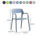 Plastic Scandinavian Kitchen Dining Room Arm Chair Open Back Chair Clearhalo 'Dining Chairs' 'Dining Tables & Seating' 'dining_chair' 'furn' 'furn_dining_chair' 'Furniture' 'furniture_dining_chair' 'Kitchen & Dining Furniture' 4732035