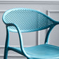 Nordic Design Arm Open Back Dining Side Chair Plastic Side Chair Clearhalo 'Dining Chairs' 'Dining Tables & Seating' 'dining_chair' 'furn' 'furn_dining_chair' 'Furniture' 'furniture_dining_chair' 'Kitchen & Dining Furniture' 4732083
