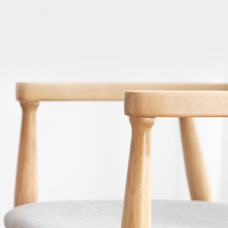 Traditional Style Open Back Chairs Dining Wooden Arm Chairs for Kitchen Clearhalo 'Dining Chairs' 'Dining Tables & Seating' 'dining_chair' 'Furniture' 'furniture_dining_chair' 'Kitchen & Dining Furniture' 4732108