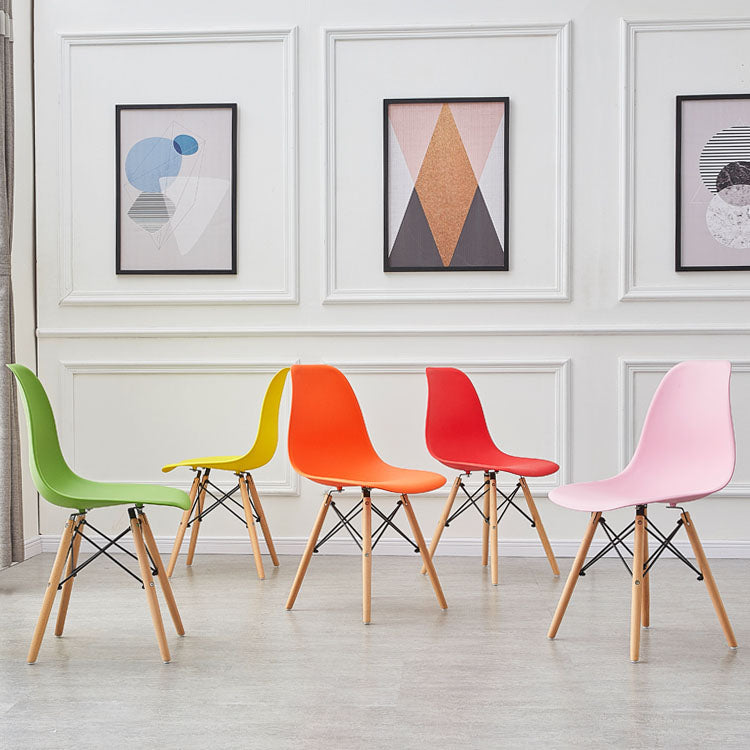 Scandinavian Wood Indoor-Outdoor Side Chair Solid Back Chair Clearhalo 'Dining Chairs' 'Dining Tables & Seating' 'dining_chair' 'Furniture' 'furniture_dining_chair' 'Kitchen & Dining Furniture' 4732123