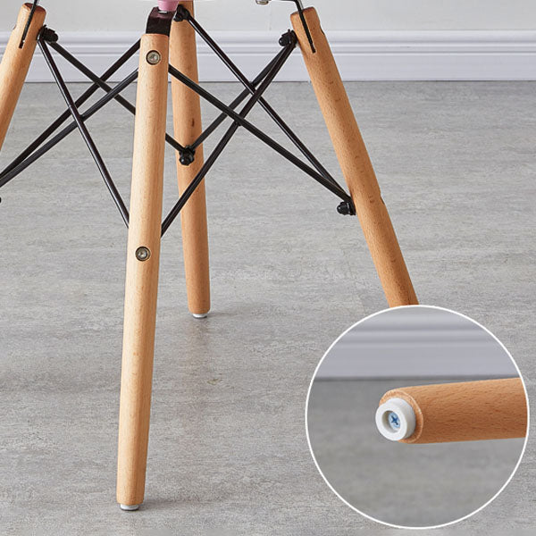 Scandinavian Wood Indoor-Outdoor Side Chair Solid Back Chair Clearhalo 'Dining Chairs' 'Dining Tables & Seating' 'dining_chair' 'Furniture' 'furniture_dining_chair' 'Kitchen & Dining Furniture' 4732135