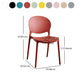 Contemporary Style Stackable Chairs Dining Open Back Armless Chair with Plastic Legs Clearhalo 'Dining Chairs' 'Dining Tables & Seating' 'dining_chair' 'Furniture' 'furniture_dining_chair' 'Kitchen & Dining Furniture' 4732243
