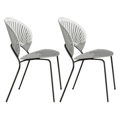 Contemporary 1/2/5/7 Pieces Dining Set Rectangle Acrylic Dining Room Set 2 Grey Chairs Clearhalo 'Dining Room Sets' 'Dining Tables & Seating' 'dining_room_set' 'furn' 'furn_dining_room_set' 'Furniture' 'furniture_dining_room_set' 'Kitchen & Dining Furniture' 4732248