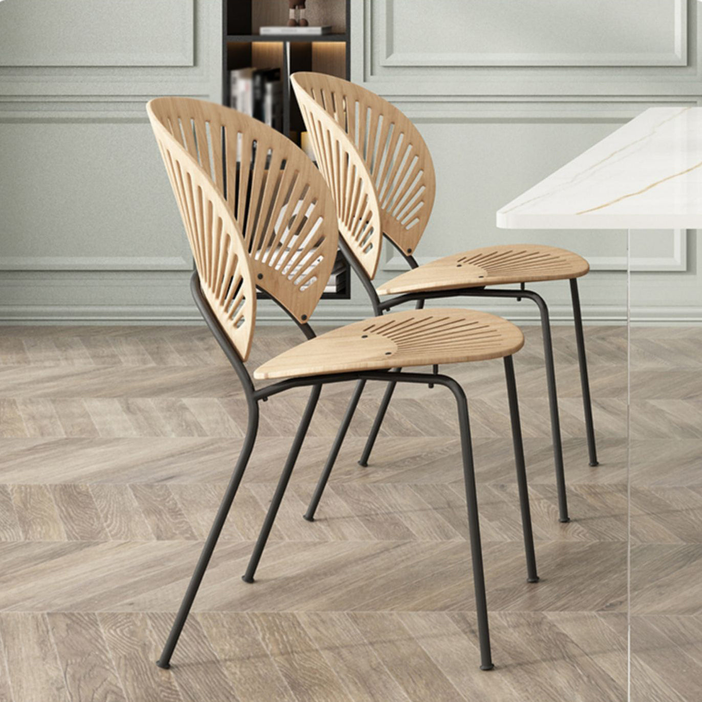 Contemporary 1/2/5/7 Pieces Dining Set Rectangle Acrylic Dining Room Set Clearhalo 'Dining Room Sets' 'Dining Tables & Seating' 'dining_room_set' 'furn' 'furn_dining_room_set' 'Furniture' 'furniture_dining_room_set' 'Kitchen & Dining Furniture' 4732250