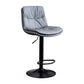 Contemporary Leather Swivel Barstool Indoor Bar Stool with Low Back Clearhalo 'Bar Furniture' 'Bar Stools' 'bar_stools' 'furn' 'furn_bar_stools' 'Furniture' 'furniture_bar_stools' 'Kitchen & Dining Furniture' 4732271