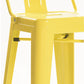 Industrial Style Metal Bar-stool with Square Iron Seat Counter Stool Kitchen Bar Bar-stool Clearhalo 'Bar Furniture' 'Bar Stools' 'bar_stools' 'furn' 'furn_bar_stools' 'Furniture' 'furniture_bar_stools' 'Kitchen & Dining Furniture' 4732321