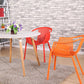 Contemporary Style Stackable Chair Dining Plastic Arm Chair for Kitchen Clearhalo 'Dining Chairs' 'Dining Tables & Seating' 'dining_chair' 'furn' 'furn_dining_chair' 'Furniture' 'furniture_dining_chair' 'Kitchen & Dining Furniture' 4732379