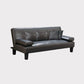 Faux Leather Pillow Top Arm Loveseat with Foldable and Wear-resisting for Living Room Clearhalo 'furn' 'furn_sofas' 'Furniture' 'furniture_sofas' 'kitchen' 'kitchen_sofas' 'Living Room Furniture' 'Sofa' 'sofas' 4740265