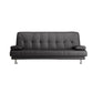 Faux Leather Pillow Top Arm Loveseat with Foldable and Wear-resisting for Living Room Clearhalo 'furn' 'furn_sofas' 'Furniture' 'furniture_sofas' 'kitchen' 'kitchen_sofas' 'Living Room Furniture' 'Sofa' 'sofas' 4740266