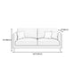 Scandinavian Loose Back Sofa 3-Seat Slipcovered Linen Square Arm Sofa Clearhalo 'furn' 'furn_sofas' 'Furniture' 'furniture_sofas' 'kitchen' 'kitchen_sofas' 'Living Room Furniture' 'Sofa' 'sofas' 4740297