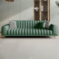 32.67"H Square Arm Water Resistant Solid Color Faux Leather Sofa with Sewn Pillow Back Green Clearhalo 'furn' 'furn_sofas' 'Furniture' 'furniture_sofas' 'kitchen' 'kitchen_sofas' 'Living Room Furniture' 'Sofa' 'sofas' 4740363
