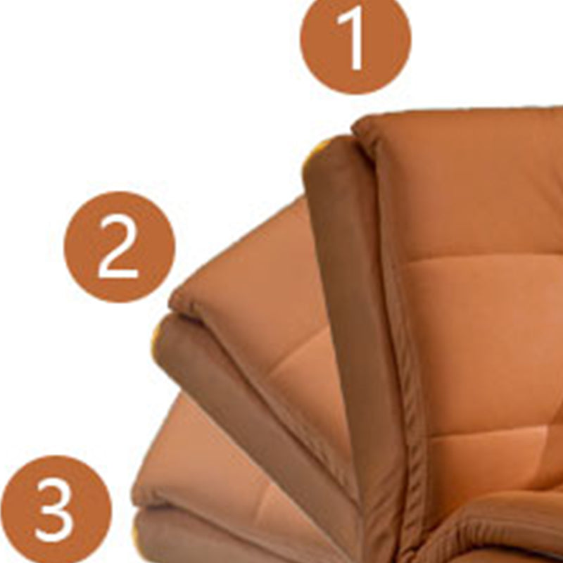 Armless Settee with Faux Leather 21.65" W Convertible Sleeper Sofa for Living Room Clearhalo 'furn' 'furn_sofas' 'Furniture' 'furniture_sofas' 'kitchen' 'kitchen_sofas' 'Living Room Furniture' 'Sofa' 'sofas' 4740406