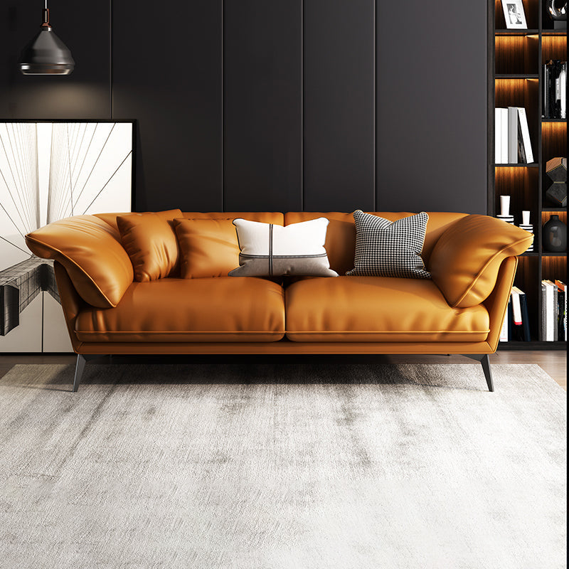 30.71" H Modern Pillow Top Arm Sofa with Cushion Back for Living Room, Apartment 69"L x 37"W x 31"H Clearhalo 'furn' 'furn_sofas' 'Furniture' 'furniture_sofas' 'kitchen' 'kitchen_sofas' 'Living Room Furniture' 'Sofa' 'sofas' 4740459