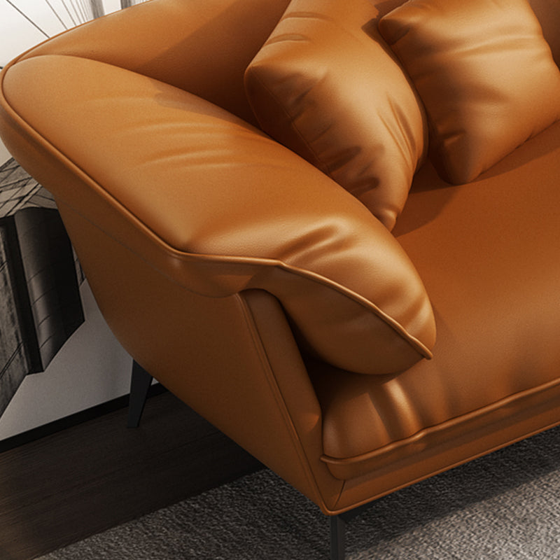 30.71" H Modern Pillow Top Arm Sofa with Cushion Back for Living Room, Apartment Clearhalo 'furn' 'furn_sofas' 'Furniture' 'furniture_sofas' 'kitchen' 'kitchen_sofas' 'Living Room Furniture' 'Sofa' 'sofas' 4740462