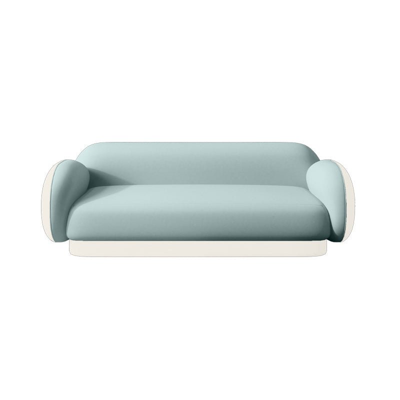 Modern Macaroon Sofa Pillow Top Arm Standard Tight Back Sofa for Apartment Green-White Clearhalo 'furn' 'furn_sofas' 'Furniture' 'furniture_sofas' 'kitchen' 'kitchen_sofas' 'Living Room Furniture' 'Sofa' 'sofas' 4740492