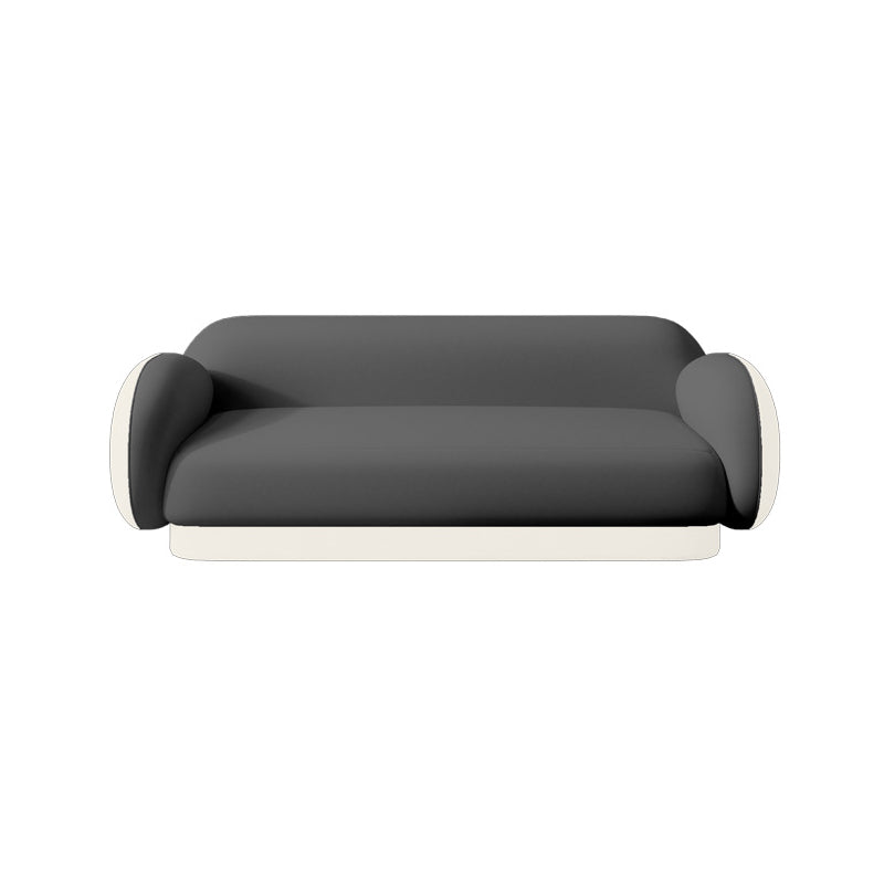 Modern Macaroon Sofa Pillow Top Arm Standard Tight Back Sofa for Apartment White-Gray Clearhalo 'furn' 'furn_sofas' 'Furniture' 'furniture_sofas' 'kitchen' 'kitchen_sofas' 'Living Room Furniture' 'Sofa' 'sofas' 4740493