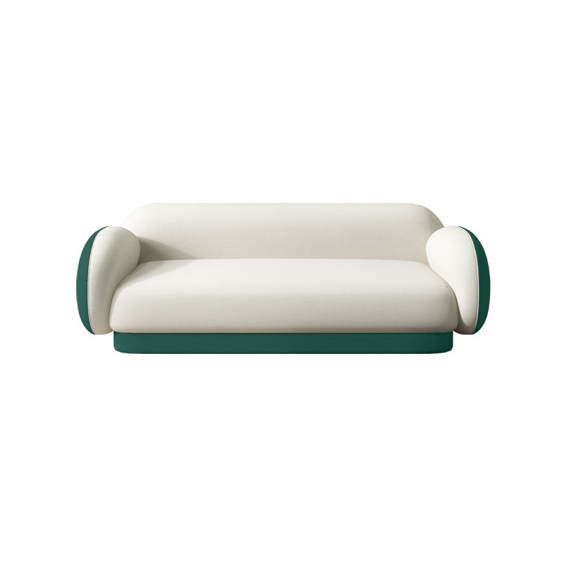 Modern Macaroon Sofa Pillow Top Arm Standard Tight Back Sofa for Apartment White Green Latex Clearhalo 'furn' 'furn_sofas' 'Furniture' 'furniture_sofas' 'kitchen' 'kitchen_sofas' 'Living Room Furniture' 'Sofa' 'sofas' 4740499