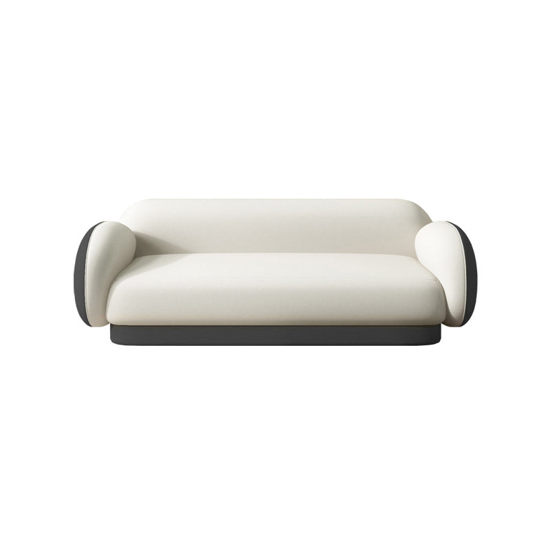 Modern Macaroon Sofa Pillow Top Arm Standard Tight Back Sofa for Apartment Gray-White Clearhalo 'furn' 'furn_sofas' 'Furniture' 'furniture_sofas' 'kitchen' 'kitchen_sofas' 'Living Room Furniture' 'Sofa' 'sofas' 4740502