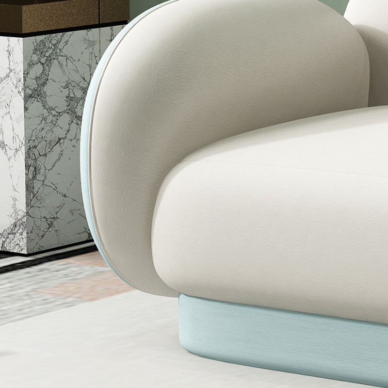 Modern Macaroon Sofa Pillow Top Arm Standard Tight Back Sofa for Apartment Clearhalo 'furn' 'furn_sofas' 'Furniture' 'furniture_sofas' 'kitchen' 'kitchen_sofas' 'Living Room Furniture' 'Sofa' 'sofas' 4740507