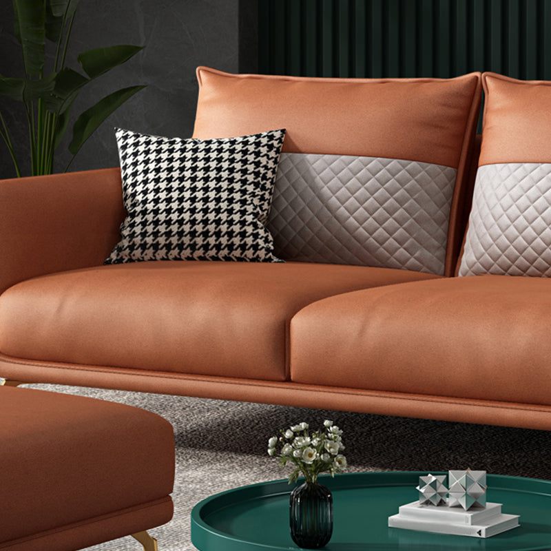 Modern Style Charles Of London Latex/sponge Seat Filled Solid Wood Base Sofa Clearhalo 'furn' 'furn_sofas' 'Furniture' 'furniture_sofas' 'kitchen' 'kitchen_sofas' 'Living Room Furniture' 'Sofa' 'sofas' 4740533