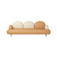 Pillow Top Arm Sofa Modern Faux Leather 31.5-In High Loveseat Clearhalo 'furn' 'furn_sofas' 'Furniture' 'furniture_sofas' 'kitchen' 'kitchen_sofas' 'Living Room Furniture' 'Sofa' 'sofas' 4740582