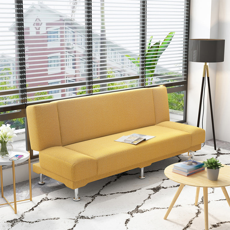 Linen Modern Sofa 22"W Convertible Sofa Armless Tight Back Sofa Clearhalo 'furn' 'furn_sofas' 'Furniture' 'furniture_sofas' 'kitchen' 'kitchen_sofas' 'Living Room Furniture' 'Sofa' 'sofas' 4740640