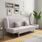 Linen Modern Sofa 22"W Convertible Sofa Armless Tight Back Sofa Clearhalo 'furn' 'furn_sofas' 'Furniture' 'furniture_sofas' 'kitchen' 'kitchen_sofas' 'Living Room Furniture' 'Sofa' 'sofas' 4740642
