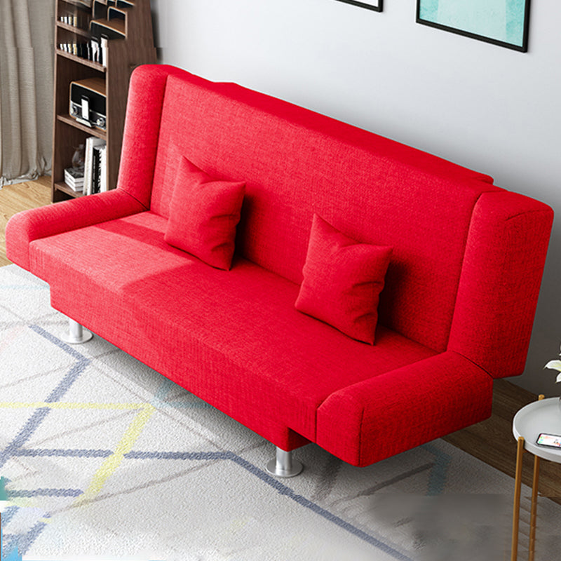 Linen Modern Sofa 22"W Convertible Sofa Armless Tight Back Sofa Clearhalo 'furn' 'furn_sofas' 'Furniture' 'furniture_sofas' 'kitchen' 'kitchen_sofas' 'Living Room Furniture' 'Sofa' 'sofas' 4740643