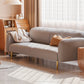 Transitional Modern Tight Back Sofa 29.53"High Velvet Rolled Arm Sofa for Living Room Grey Clearhalo 'furn' 'furn_sofas' 'Furniture' 'furniture_sofas' 'kitchen' 'kitchen_sofas' 'Living Room Furniture' 'Sofa' 'sofas' 4740672