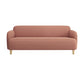 26.37"H Scandinavian Faux Leather Square Arm Stain Resistant Sofa for Apartament Rose Bloom Clearhalo 'furn' 'furn_sofas' 'Furniture' 'furniture_sofas' 'kitchen' 'kitchen_sofas' 'Living Room Furniture' 'Sofa' 'sofas' 4740681