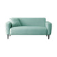 Modernism Square Arm Sofa 3-Seater 29.13" D x 27.56" H Loveseat 63"L x 29.5"W x 28"H Green Clearhalo 'furn' 'furn_sofas' 'Furniture' 'furniture_sofas' 'kitchen' 'kitchen_sofas' 'Living Room Furniture' 'Sofa' 'sofas' 4740753