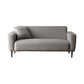 Modernism Square Arm Sofa 3-Seater 29.13" D x 27.56" H Loveseat Grey Clearhalo 'furn' 'furn_sofas' 'Furniture' 'furniture_sofas' 'kitchen' 'kitchen_sofas' 'Living Room Furniture' 'Sofa' 'sofas' 4740754