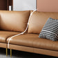 Leather Modern Sofa 33"W Square Arm Loose Back Sofa for Living Room Clearhalo 'furn' 'furn_sofas' 'Furniture' 'furniture_sofas' 'kitchen' 'kitchen_sofas' 'Living Room Furniture' 'Sofa' 'sofas' 4740801