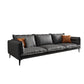 28.74" H Modern Pillow Top Arm Sofa with Cushion Back for Living Room, Brown 87"L x 34"W x 29"H Clearhalo 'furn' 'furn_sofas' 'Furniture' 'furniture_sofas' 'kitchen' 'kitchen_sofas' 'Living Room Furniture' 'Sofa' 'sofas' 4740812