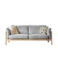 Contemporary Loose Back Sofa 32.68"High Pillow Top Arm Fabric Sofa for Living Room Light Gray Clearhalo 'furn' 'furn_sofas' 'Furniture' 'furniture_sofas' 'kitchen' 'kitchen_sofas' 'Living Room Furniture' 'Sofa' 'sofas' 4740828