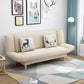 Linen Modern Sofa 22"W Convertible Sofa Armless Tight Back Sofa Off-White Clearhalo 'furn' 'furn_sofas' 'Furniture' 'furniture_sofas' 'kitchen' 'kitchen_sofas' 'Living Room Furniture' 'Sofa' 'sofas' 4740942