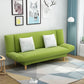 Linen Modern Sofa 22"W Convertible Sofa Armless Tight Back Sofa Green Clearhalo 'furn' 'furn_sofas' 'Furniture' 'furniture_sofas' 'kitchen' 'kitchen_sofas' 'Living Room Furniture' 'Sofa' 'sofas' 4740943