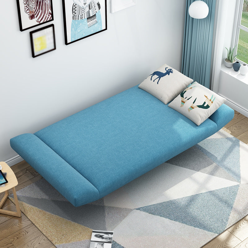 Linen Modern Sofa 22"W Convertible Sofa Armless Tight Back Sofa Clearhalo 'furn' 'furn_sofas' 'Furniture' 'furniture_sofas' 'kitchen' 'kitchen_sofas' 'Living Room Furniture' 'Sofa' 'sofas' 4740948