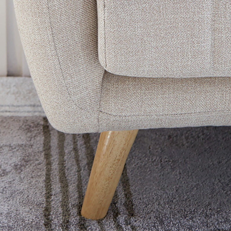 Polish Finish Biscuit Back Sofa Square Arm Sofa for Living Room and Home Clearhalo 'furn' 'furn_sofas' 'Furniture' 'furniture_sofas' 'kitchen' 'kitchen_sofas' 'Living Room Furniture' 'Sofa' 'sofas' 4741035