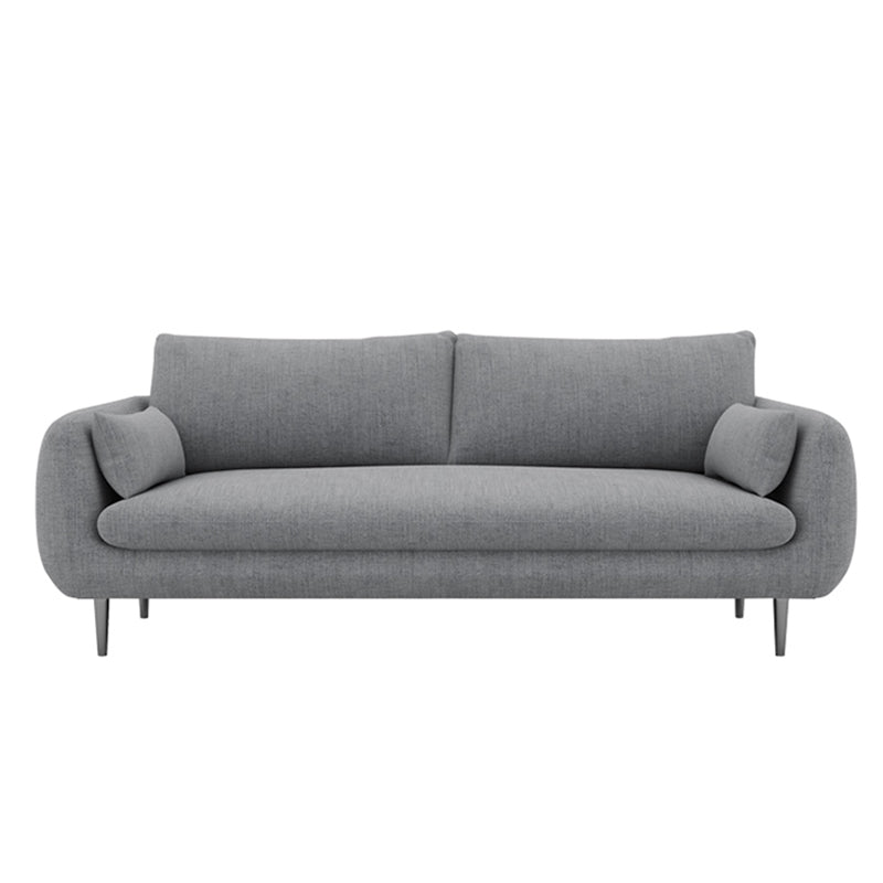 Contemporary Fabric Loose Back Sofa 31.5"High Pillow Top Arm Sofa for Apartment Clearhalo 'furn' 'furn_sofas' 'Furniture' 'furniture_sofas' 'kitchen' 'kitchen_sofas' 'Living Room Furniture' 'Sofa' 'sofas' 4741047