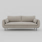 Contemporary Fabric Loose Back Sofa 31.5"High Pillow Top Arm Sofa for Apartment Gray-Khaki Clearhalo 'furn' 'furn_sofas' 'Furniture' 'furniture_sofas' 'kitchen' 'kitchen_sofas' 'Living Room Furniture' 'Sofa' 'sofas' 4741056