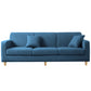 Polish Finish Sofa Square Arm Sofa for Bonus Room and Living Room Clearhalo 'furn' 'furn_sofas' 'Furniture' 'furniture_sofas' 'kitchen' 'kitchen_sofas' 'Living Room Furniture' 'Sofa' 'sofas' 4741142