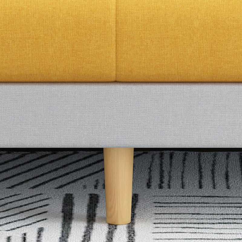 Convertible Biscuit Back Sofa Bed 32.28"High Square Arm Sofa for Apartment Clearhalo 'furn' 'furn_sofas' 'Furniture' 'furniture_sofas' 'kitchen' 'kitchen_sofas' 'Living Room Furniture' 'Sofa' 'sofas' 4741197