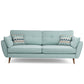 Modern 4 Wood Legs Sofa Tufted Fabric Standard Flared Arm Sofa Clearhalo 'furn' 'furn_sofas' 'Furniture' 'furniture_sofas' 'kitchen' 'kitchen_sofas' 'Living Room Furniture' 'Sofa' 'sofas' 4741221